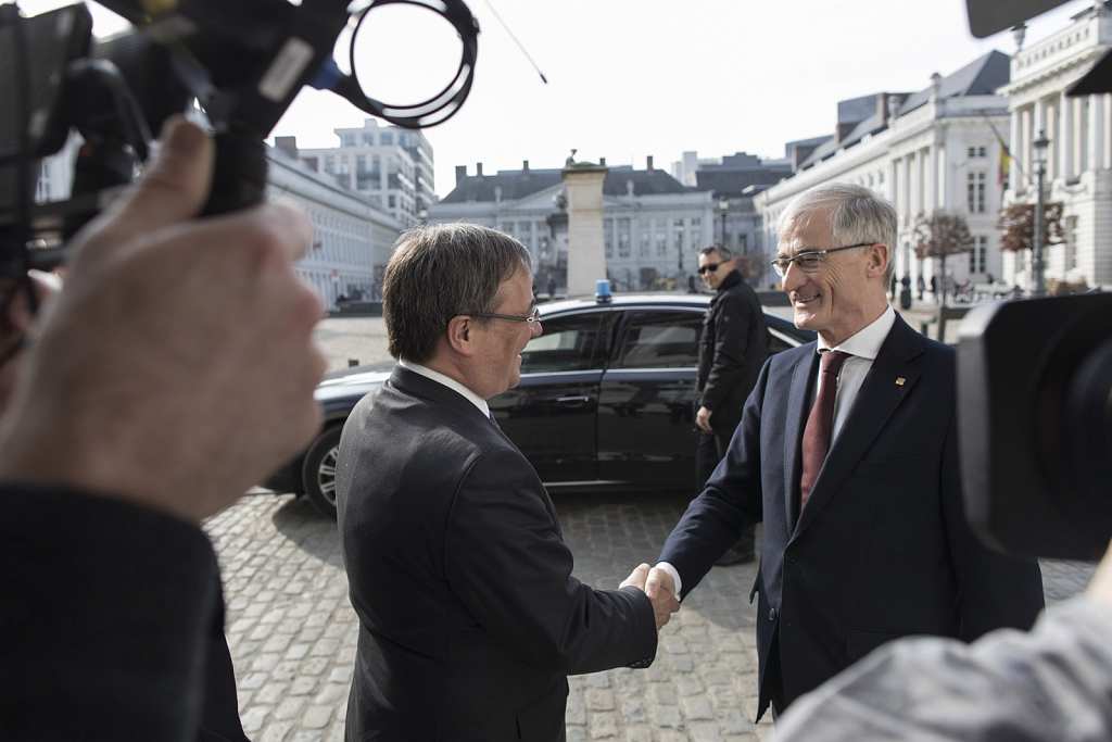 Ministerpraesident Laschet besucht Belgien
